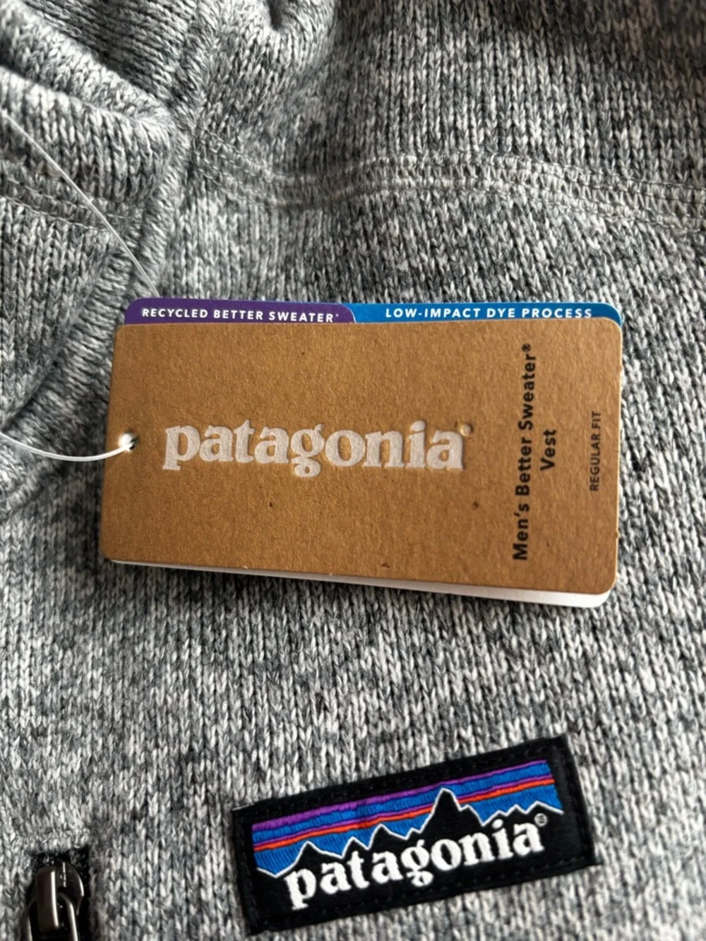 Patagonia Gray Fleece Vest - Mens/Unisex - Picture 2 of 6